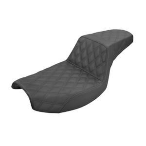 Saddlemen Step-Up Front & Rear Lattice Stitch Seat - Harley-Davidson FXR (1982-2000)