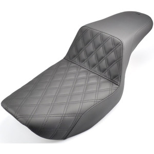 Saddlemen Step-Up Front Lattice Stitch Seat - Harley-Davidson FXR (1982-2000)