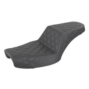 Saddlemen Step-Up Front & Rear Lattice Stitch Seat - Harley-Davidson FXD Dyna (1996-2003)