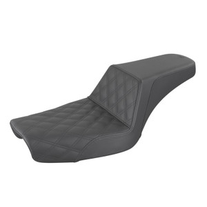 Saddlemen Step-Up Front Lattice Stitch Seat - Harley-Davidson FXD Dyna (1996-2003)