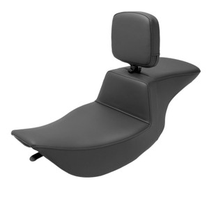 Saddlemen Tour Step-Up Seat - Harley-Davidson FLHR/FLHX Touring (1997-2007) (With Backrest)