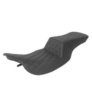 Saddlemen Tour Step-Up Front & Rear Lattice Stitch Seat - Harley-Davidson FLHT/FLTR Touring (1997-2007)