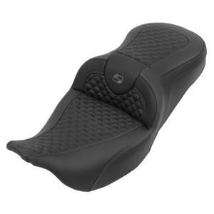 Saddlemen Road Sofa Dragon Scale Colored Stitch Seat - Harley-Davidson FLHR/FLHT/FLHX/FLTR Touring (2008-2024)