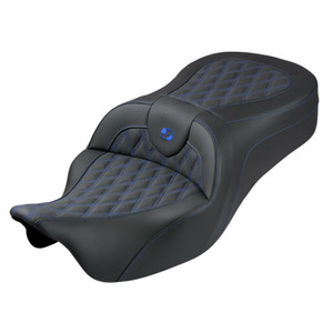 Saddlemen Road Sofa King Lattice Stitch Colored Stitch Seat - Harley-Davidson FLHR/FLHT/FLHX/FLTR Touring (2008-2025)
