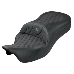 Saddlemen Road Sofa King Lattice Stitch Colored Stitch Seat - Harley-Davidson FLHR/FLHT/FLHX/FLTR Touring (2008-2025)