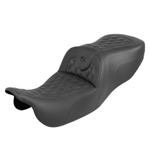 Saddlemen Road Sofa Lattice Stitch Carbon Fiber Look Seat - Harley-Davidson Freewheeler/Road Glide 3 (2015-2025)