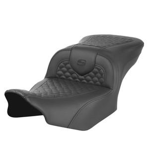 Saddlemen Road Sofa Dragon Scale Seat - Harley-Davidson Road Glide/Street Glide/CVO Road Glide/CVO Street Glide (2023-2026)