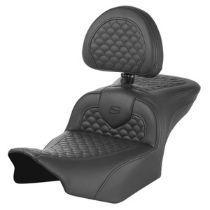 Saddlemen Road Sofa Dragon Scale Seat - Harley-Davidson Road Glide/Street Glide/CVO Road Glide/CVO Street Glide (2023-2026)