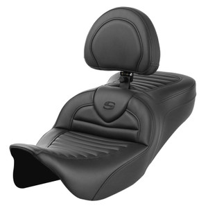 Saddlemen Road Sofa Tuck & Roll Seat - Harley-Davidson FLHR/FLHT/FLHX/FLTR Touring (2008-2025)