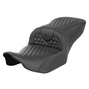 Saddlemen Road Sofa Honeycomb Stitch Seat - Harley-Davidson Road Glide/Street Glide/CVO Road Glide/CVO Street Glide (2023-2026)