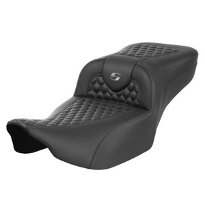 Saddlemen Road Sofa Honeycomb Stitch Extended Reach Colored Stitch Seat - Harley-Davidson Road Glide/Street Glide/CVO Road Glide/CVO Street Glide (2023-2026)