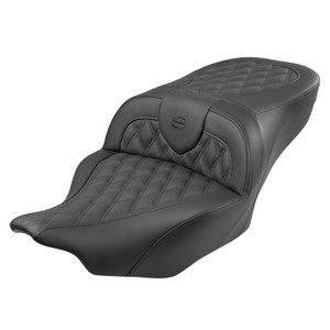 Saddlemen Road Sofa King Lattice Stitch Seat - Harley-Davidson Road Glide/Street Glide/CVO Road Glide/CVO Street Glide (2023-2026)