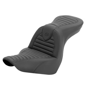 Saddlemen Road Sofa Tuck & Roll Seat - Harley-Davidson Low Rider FXLR/FXLRS/FXLRST/Sport Glide FLSB (2018-2026)