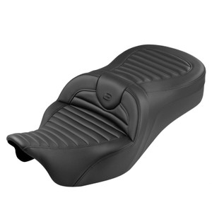 Saddlemen Road Sofa King Tuck & Roll Seat - Harley-Davidson FLHR/FLHT/FLHX/FLTR Touring (2008-2025)