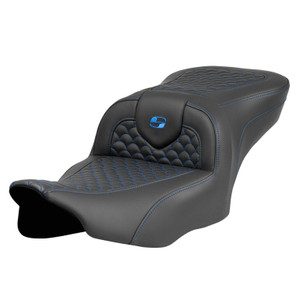 Saddlemen Road Sofa Dragon Scale Colored Stitch Seat - Harley-Davidson Road Glide/Street Glide/CVO Road Glide/CVO Street Glide (2023-2026)