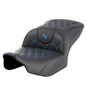 Saddlemen Road Sofa Lattice Stitch Colored Stitch Seat - Harley-Davidson Road Glide/Street Glide/CVO Road Glide/CVO Street Glide (2023-2026)