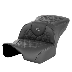 Saddlemen Road Sofa Lattice Stitch Colored Stitch Seat - Harley-Davidson Road Glide/Street Glide/CVO Road Glide/CVO Street Glide (2023-2026)