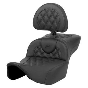 Saddlemen Road Sofa Lattice Stitch Extended Reach Seat - Harley-Davidson Road Glide/Street Glide/CVO Road Glide/CVO Street Glide (2023-2026)