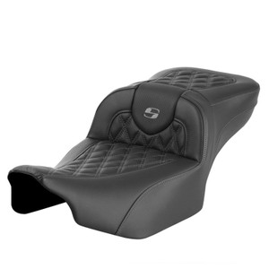 Saddlemen Road Sofa Lattice Stitch Extended Reach Colored Stitch Seat - Harley-Davidson Road Glide/Street Glide/CVO Road Glide/CVO Street Glide (2023-2026)