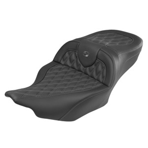 Saddlemen Road Sofa King Lattice Stitch Extended Reach Colored Stitch Seat - Harley-Davidson Road Glide/Street Glide/CVO Road Glide/CVO Street Glide (2023-2026)