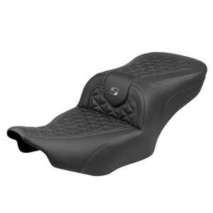 Saddlemen Road Sofa Tri-Gripper Colored Stitch Seat - Harley-Davidson Road Glide/Street Glide/CVO Road Glide/CVO Street Glide (2023-2026)