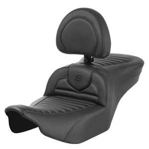 Saddlemen Road Sofa Tuck & Roll Seat - Harley-Davidson Road Glide/Street Glide/CVO Road Glide/CVO Street Glide (2023-2026)