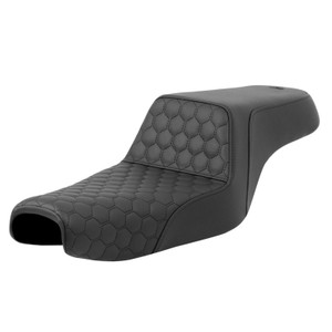 Saddlemen Step-Up Honeycomb Stitch Seat - Harley-Davidson Sportster 3.3 Gal Tank/Forty-Eight (2004-2022)
