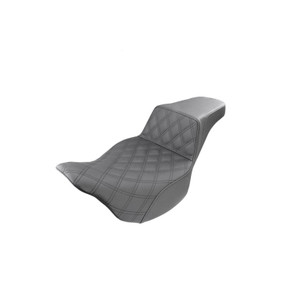 Saddlemen Step-Up Front Lattice Stitch Extended Reach Seat - Harley-Davidson FLHR/FLHT/FLHX/FLTR Touring (2008-2025)