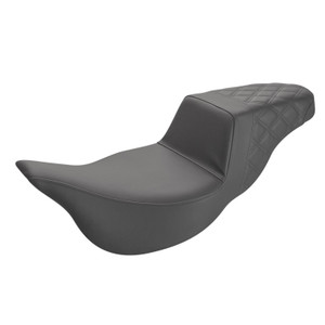 Saddlemen Step-Up Rear Lattice Stitch Extended Reach Seat - Harley-Davidson FLHR/FLHT/FLHX/FLTR Touring (2008-2025)
