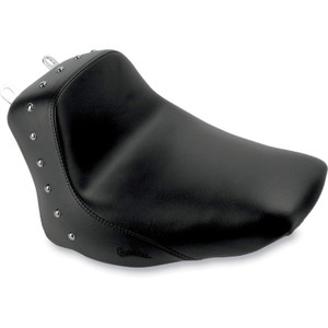Saddlemen Renegade Heels Down Solo Seat with Chrome Studs - Harley-Davidson FLSTN Softail Deluxe (2006-2017)