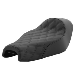 Saddlemen Renegade Lattice Stitch Solo Seat - Harley-Davidson XL Sportster 4.5 Gal Tank (2004-2020)