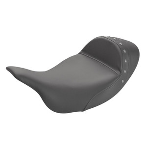 Saddlemen Renegade Extended Solo Seat with Chrome Studs - Harley-Davidson FLHR/FLHT/FLHX/FLTR Touring (2008-2025)