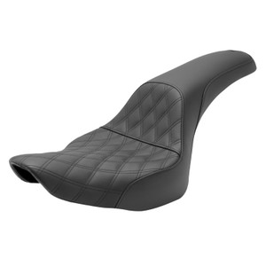 Saddlemen Profiler Lattice Stitch Seat - Harley-Davidson FXST/FXSTB/FXSTS Standard/FLSTF/FLSTFB/FLSTFS Fat Boy (2006-2017)