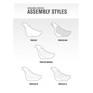Saddlemen Profiler Lattice Stitch Seat - Harley-Davidson FXD Dyna (1996-2003)