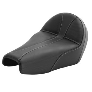 Saddlemen Dominator Solo Seat (Backrest Ready) - Harley-Davidson Sportster 3.3 Gal Tank/Forty-Eight (2004-2022)