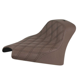 Saddlemen Renegade Brown Lattice Stitch Solo Seat - Indian Scout (2025-2026)