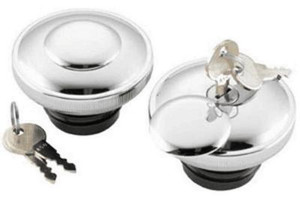 Biker's Choice Lockable Gas Caps w/ Cover(Non-Vented L96-07 H-D)