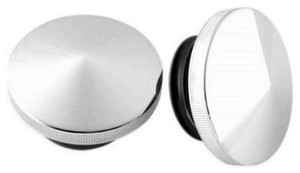 Biker's Choice Billet Pointed Gas Cap (Vented & Non -Vented)