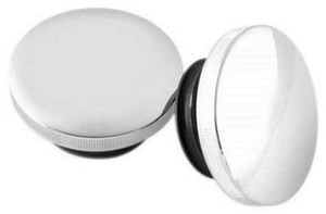 Biker's Choice Billet Domed Cap (Single Cap)