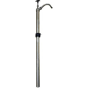 Vestil Manual Drum and Pail Pump - Hand Pump, Stainless Steel, Model# LDP-SS-316
