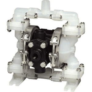 Sandpiper Air-Operated Double Diaphragm Pump - 1/4in. Inlet, 4 GPM, Polypropylene/PTFE, Model# PB1/4, TT3PA