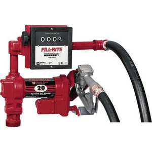 Fill-Rite High-Flow Pump with Model 901 Meter - 12 Volt DC, 20 GPM, Model FR4211D